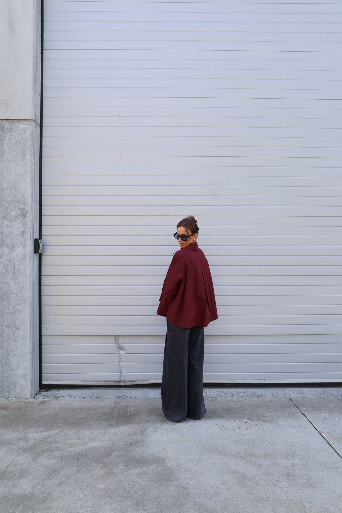 Yuna overslaghemd bordeaux