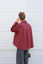 Yuna overslaghemd bordeaux