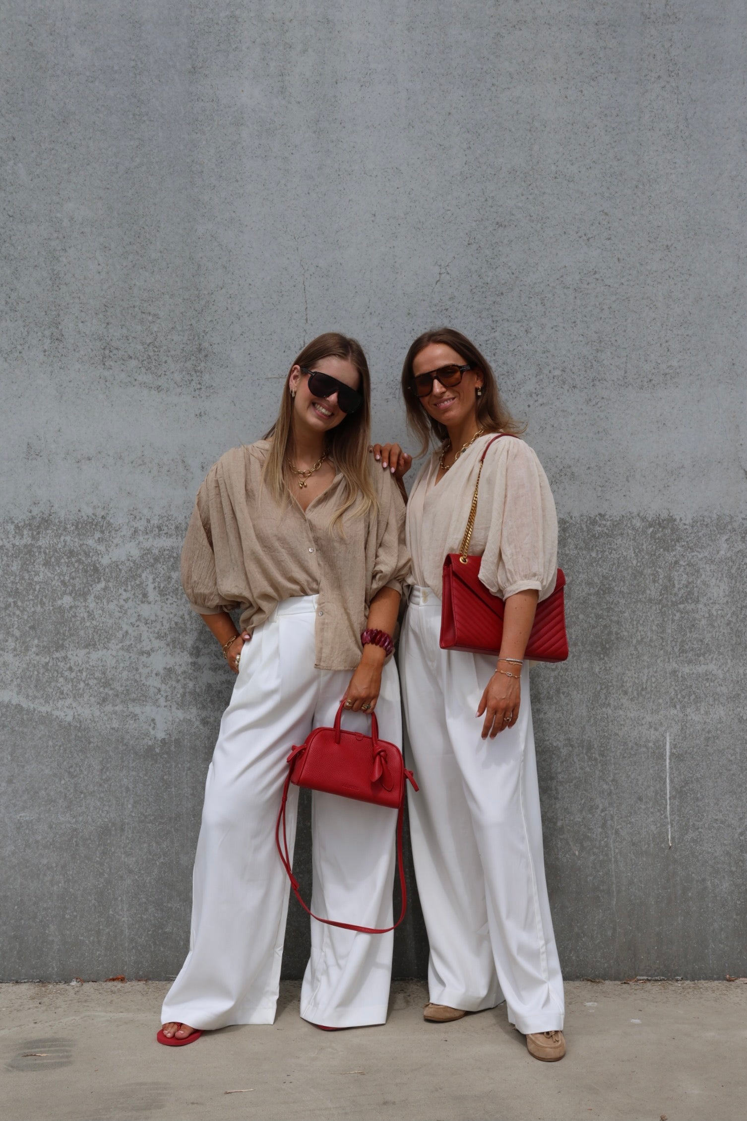Lieke blouse met wijde mouwen camel