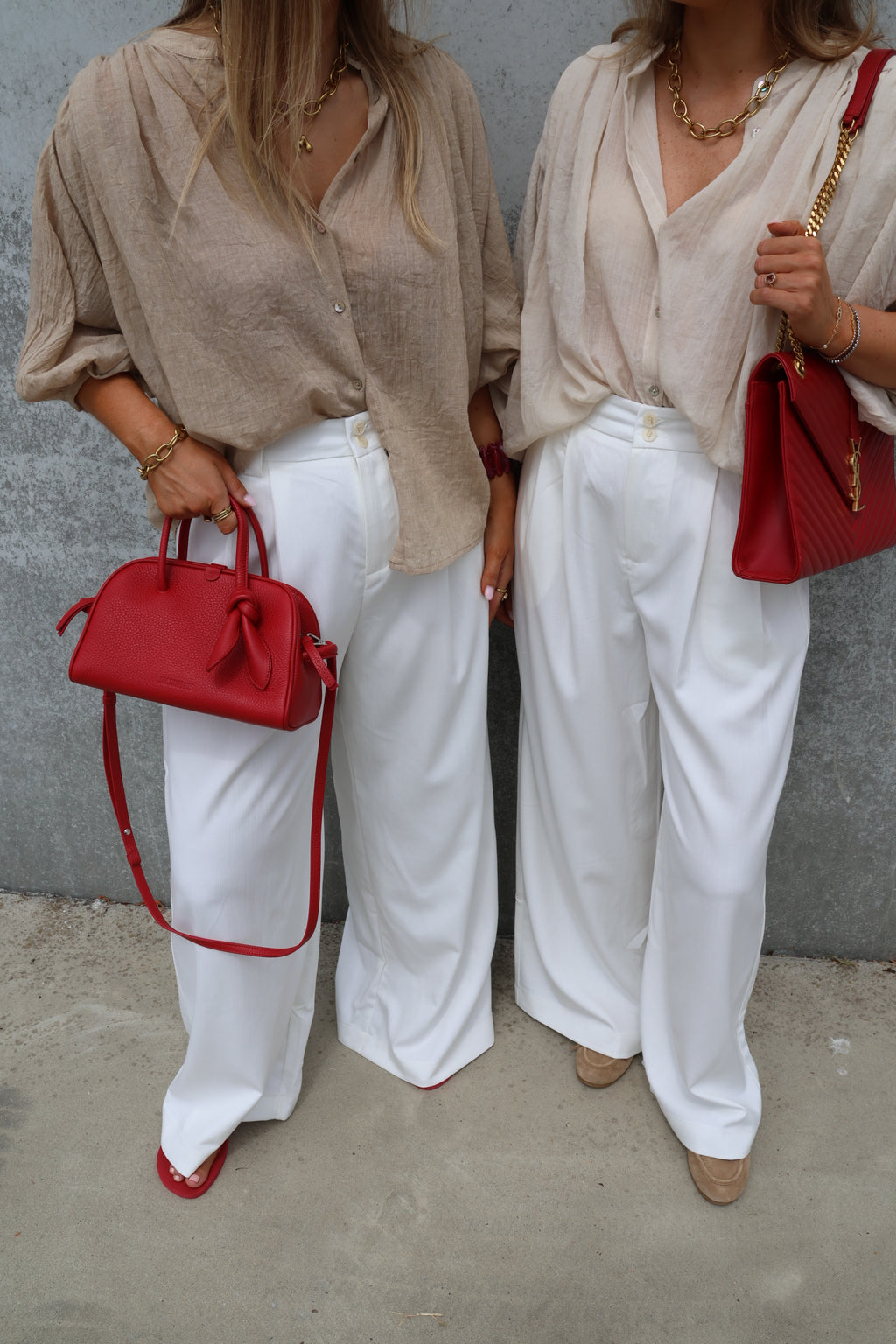 Lieke blouse met wijde mouwen camel