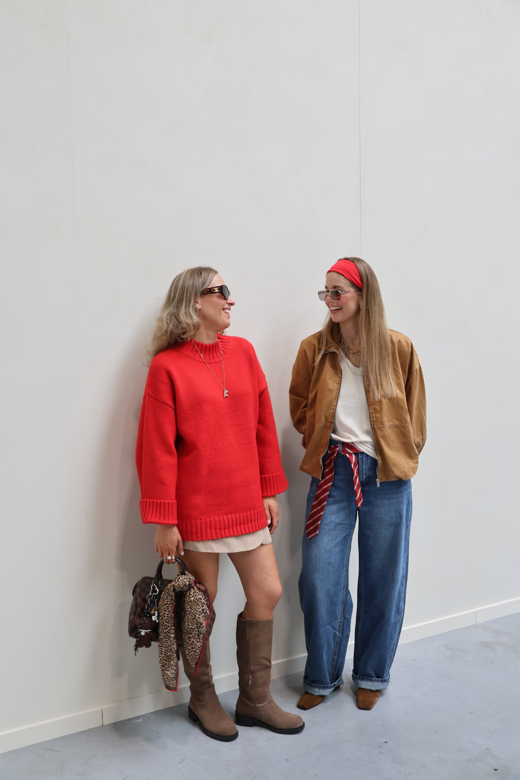 Ilse cropped bomberjas met ribdetail camel