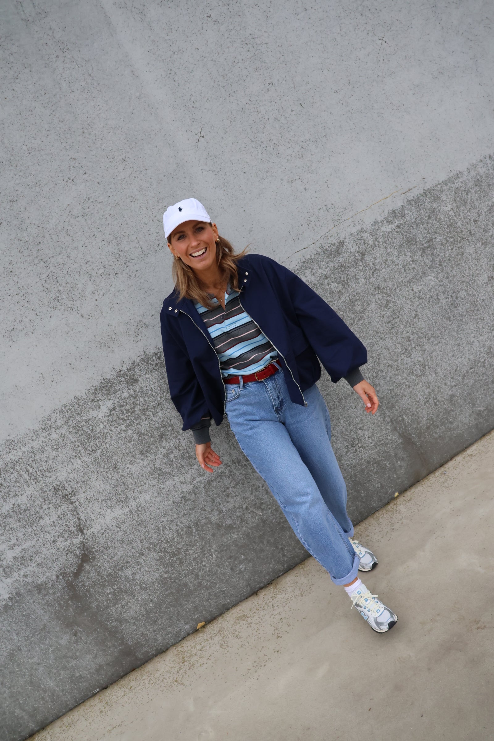 Sol polo truitje grijs gestreept