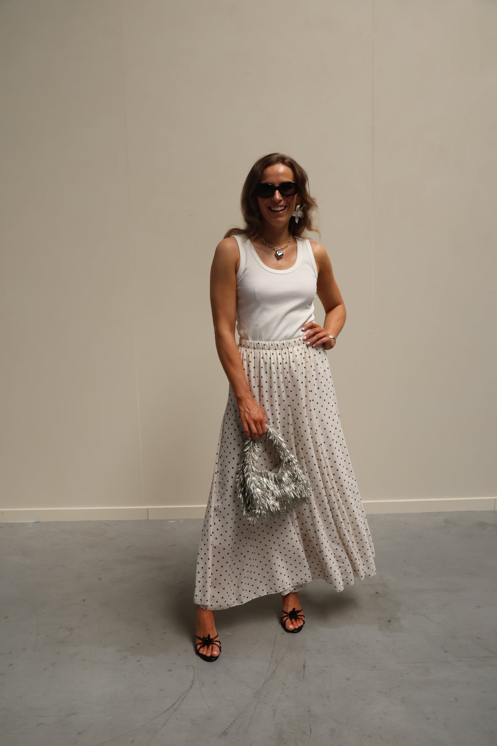 Liza polkadot maxi rok