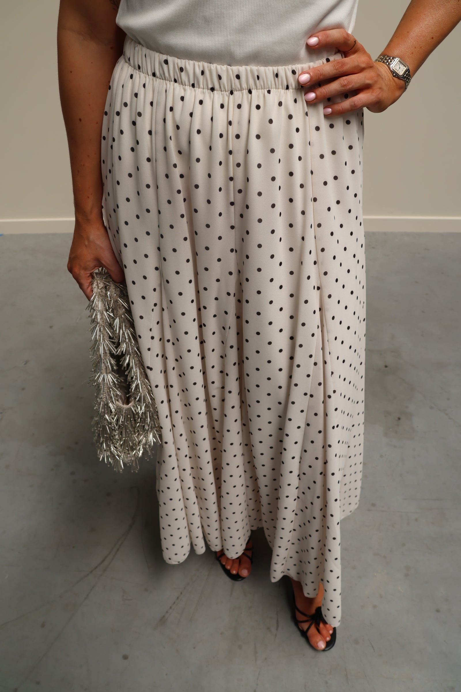 Liza polkadot maxi rok