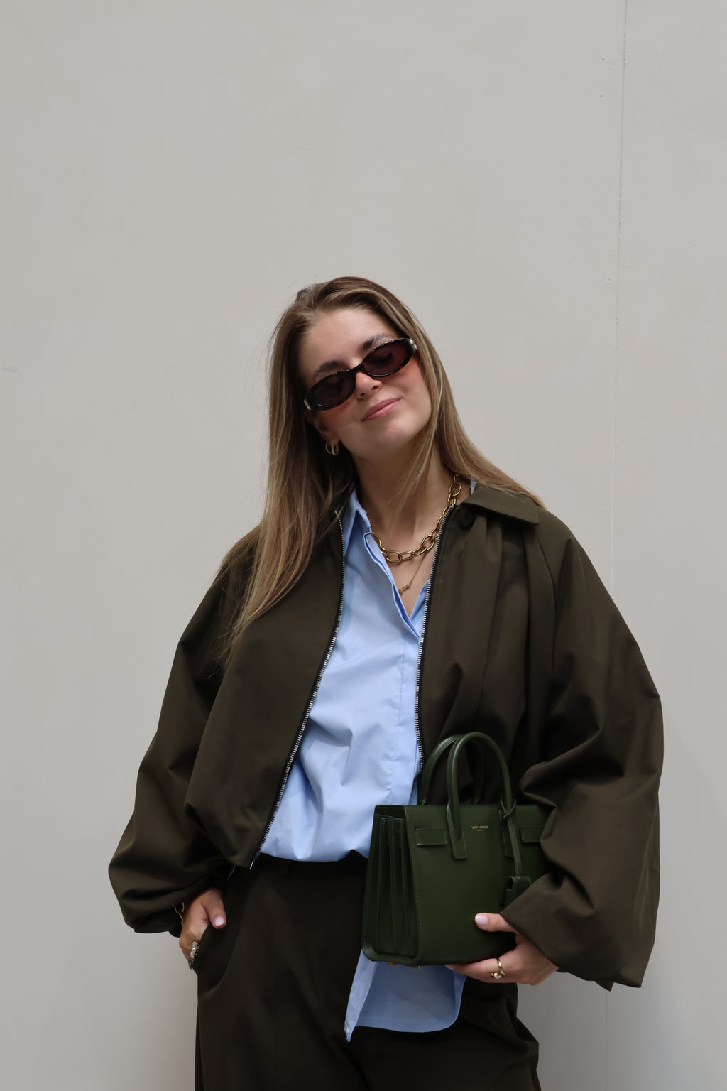 Ada blouse lichtblauw