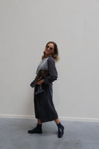 Florence jort donkergrijs