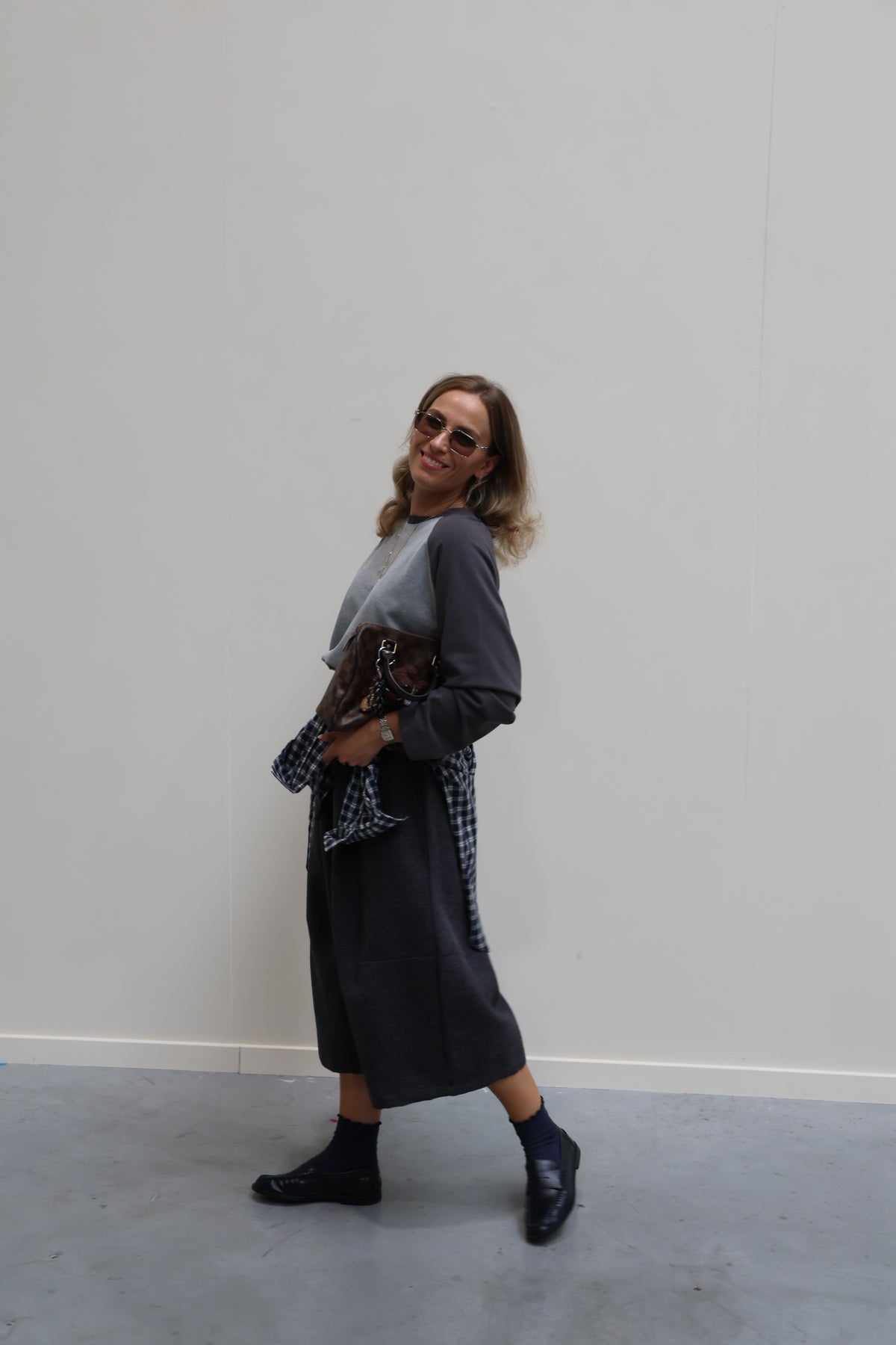 Florence jort donkergrijs