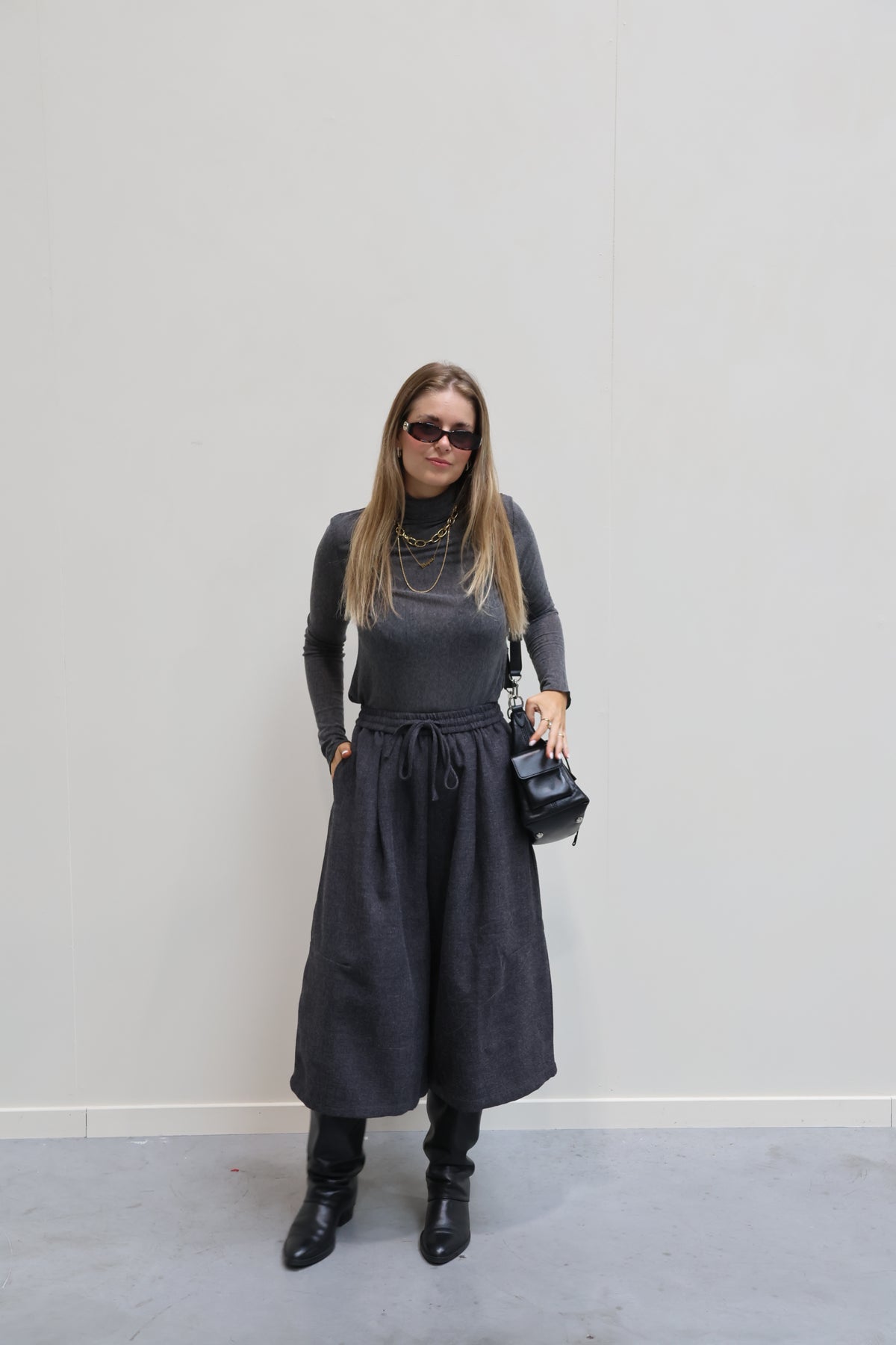 Florence jort donkergrijs