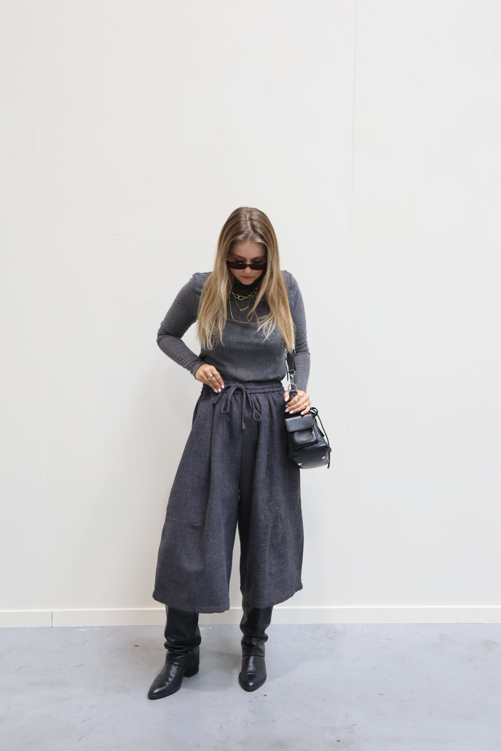Florence jort donkergrijs
