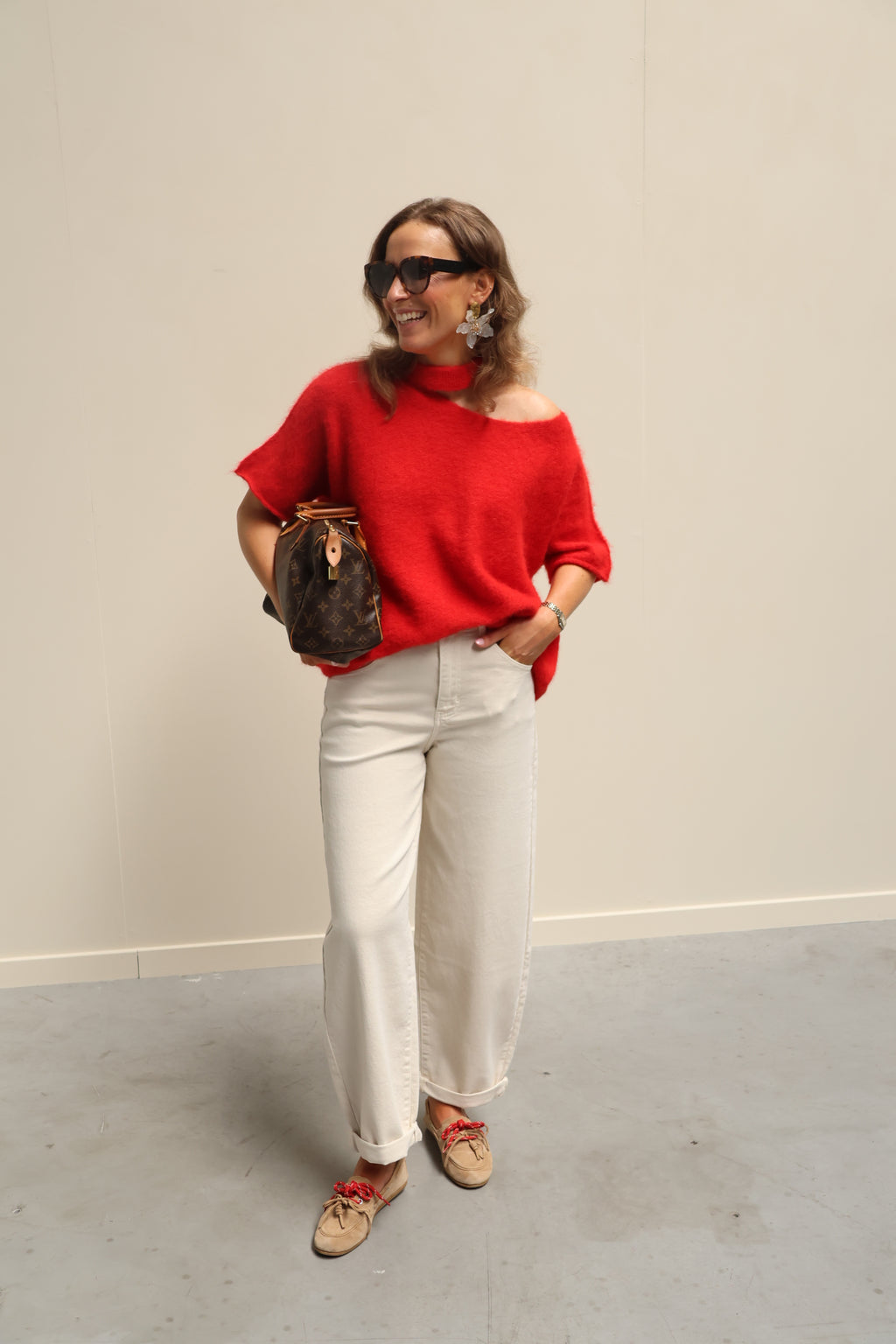 Ophélie balloon jeans beige