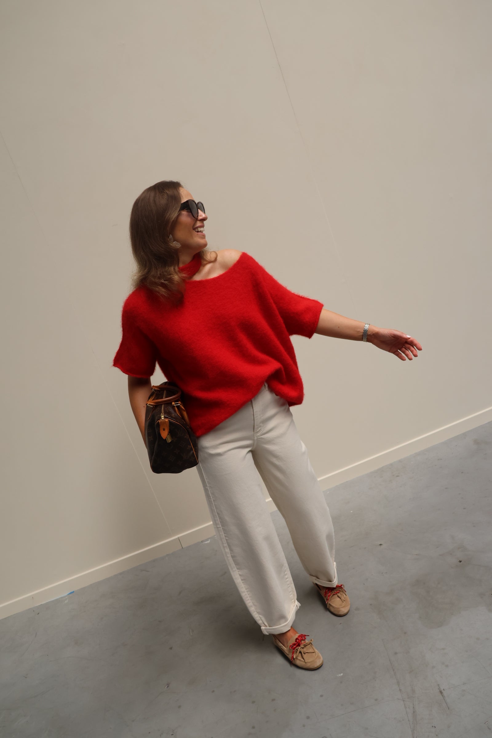 Ophélie balloon jeans beige