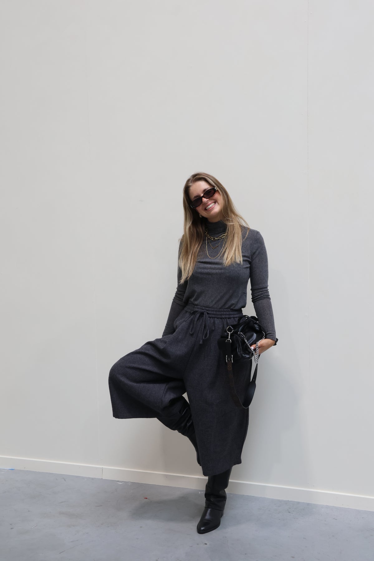 Florence jort donkergrijs