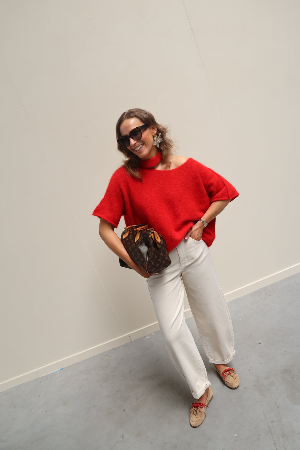 Ophélie balloon jeans beige