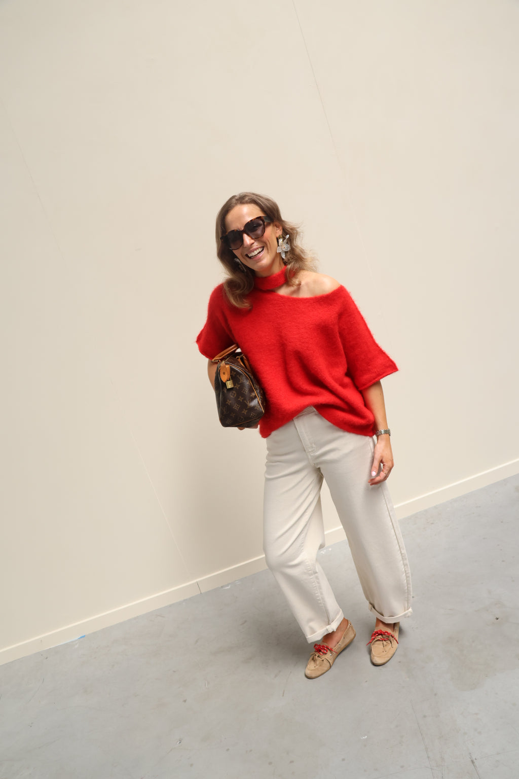 Ophélie balloon jeans beige