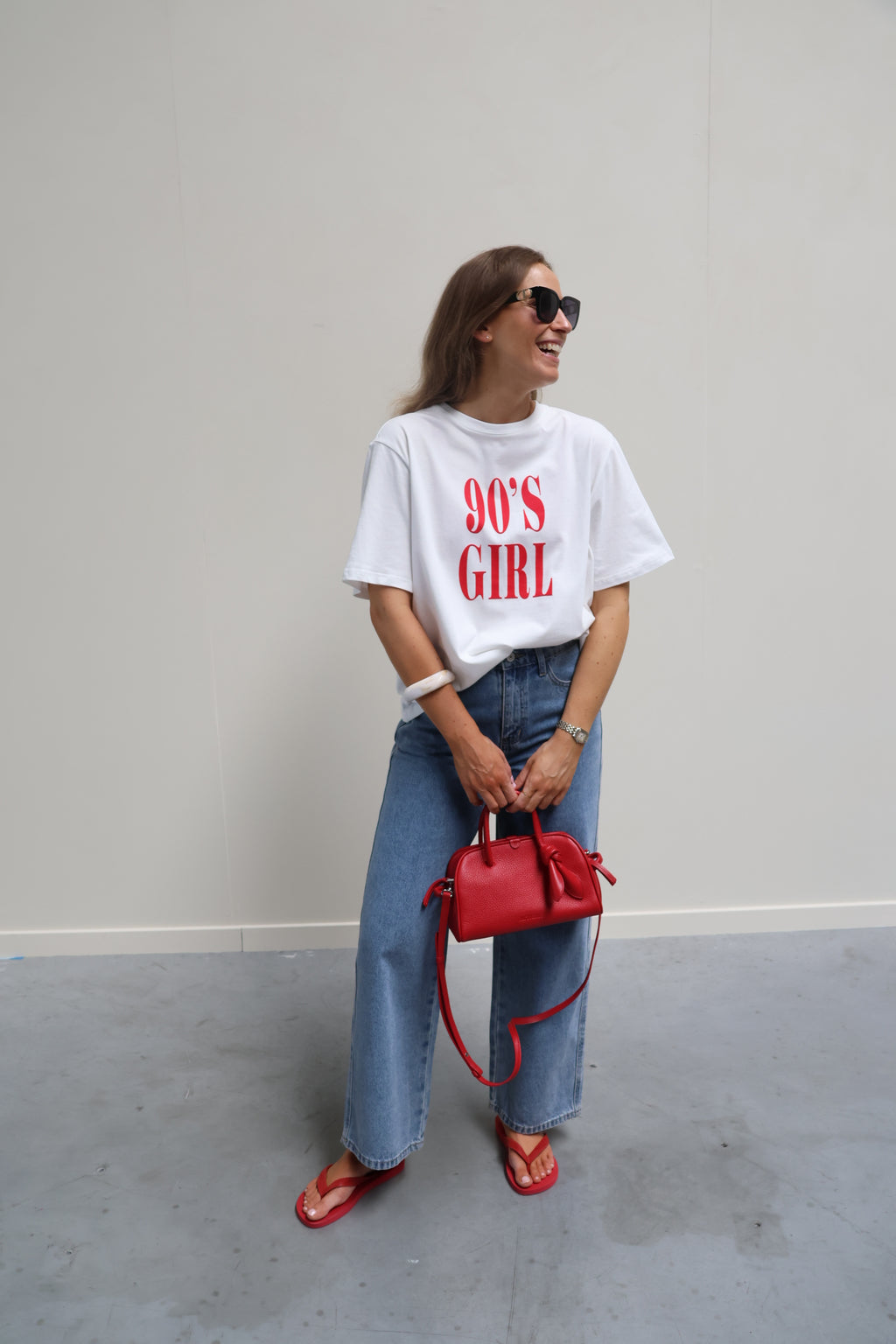Bobbie cropped wide jeans denim