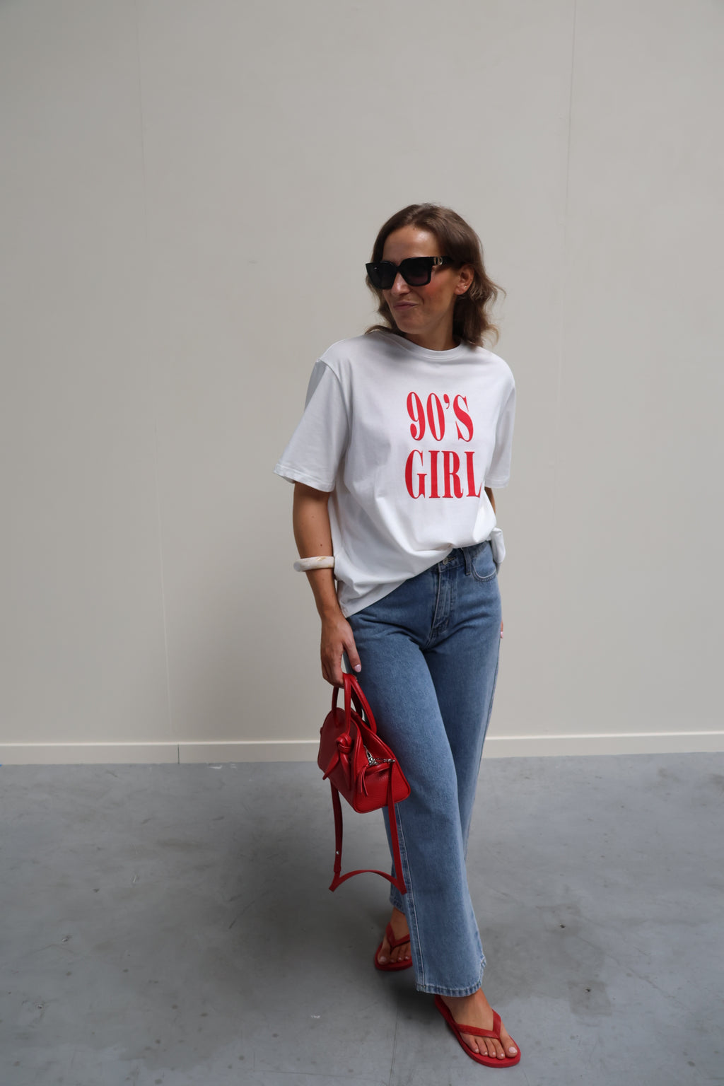 Bobbie cropped wide jeans denim