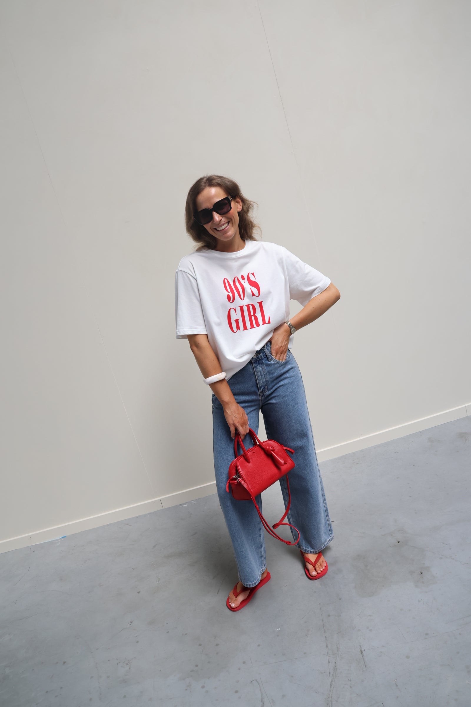 Bobbie cropped wide jeans denim