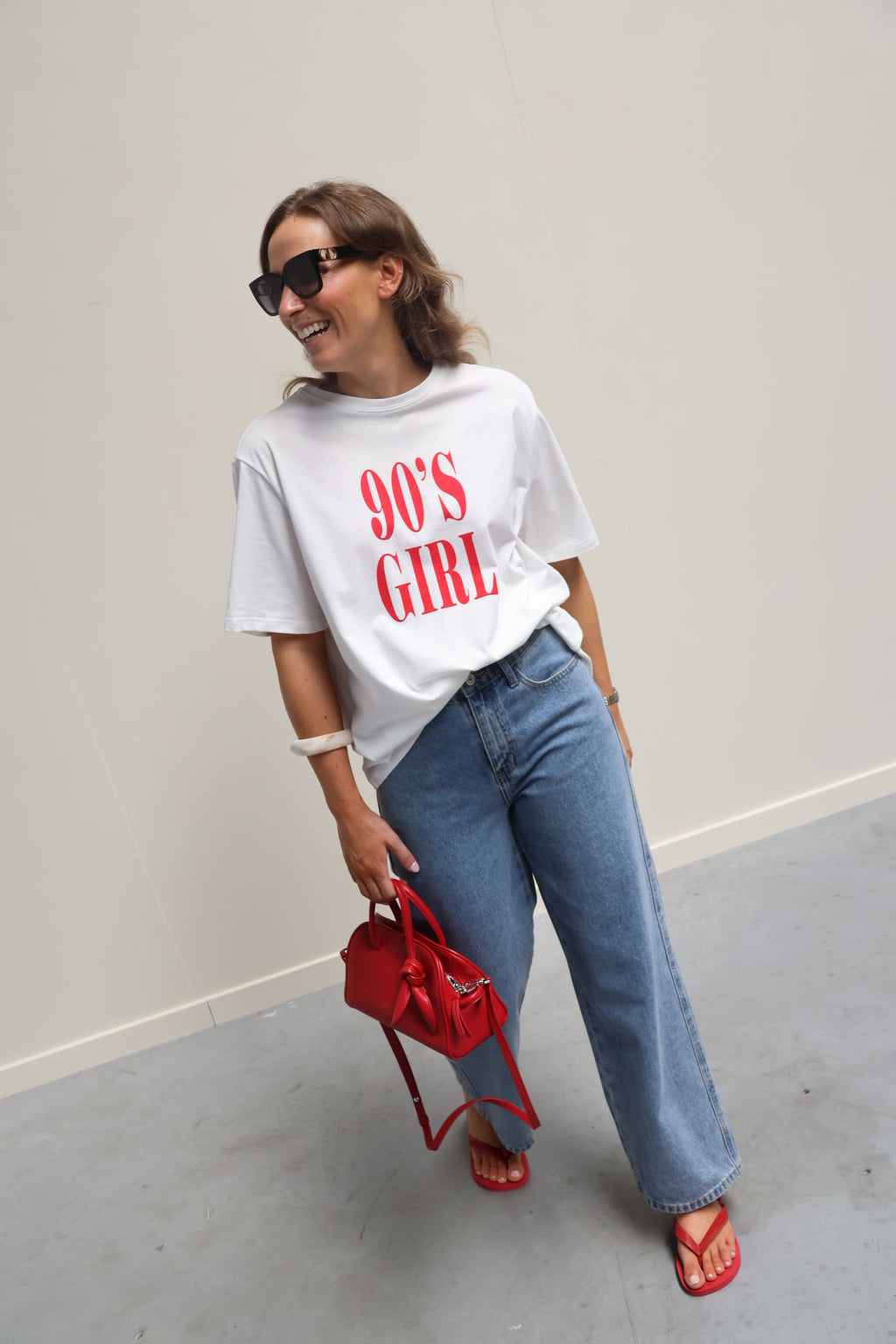 Bobbie cropped wide jeans denim