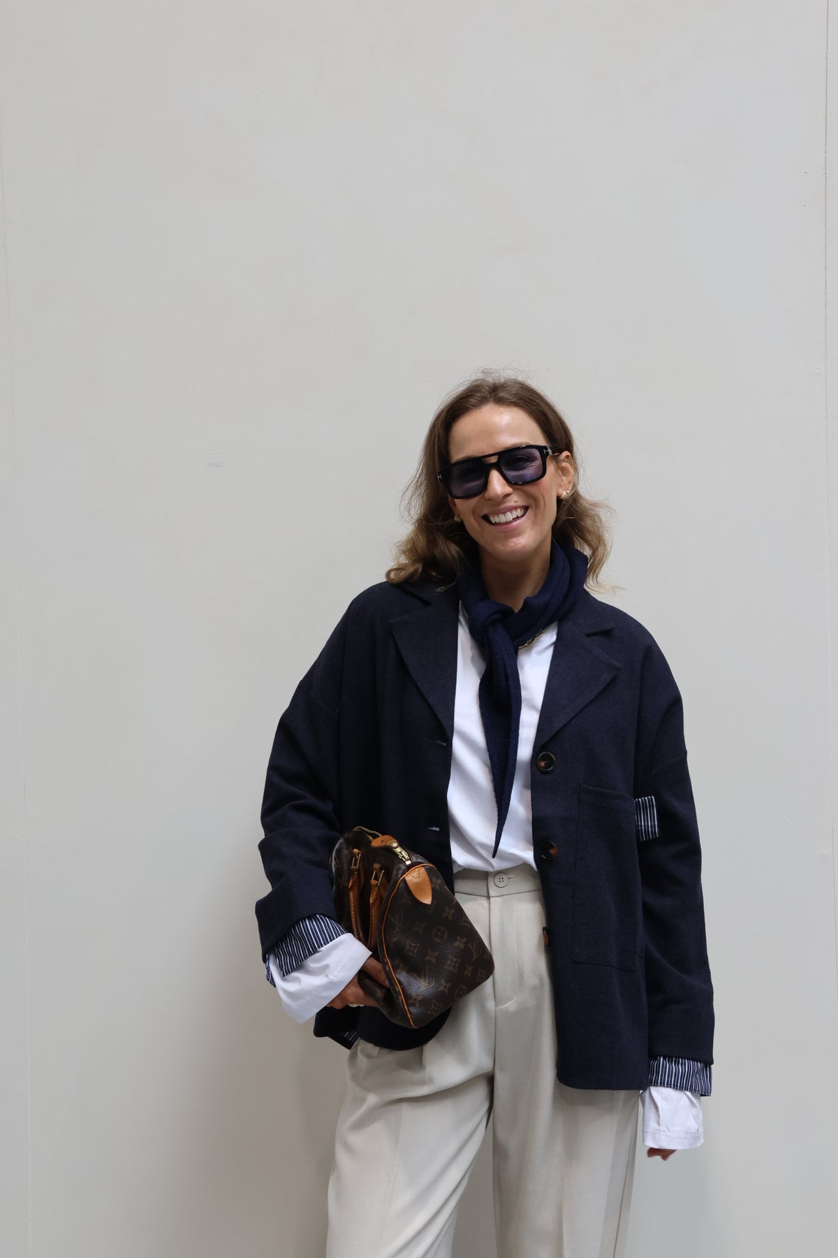Annabel oversized longsleeve wit