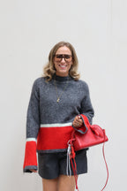 Colette trui met rode streep