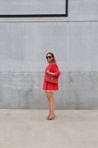 Bea oversized blazer rood