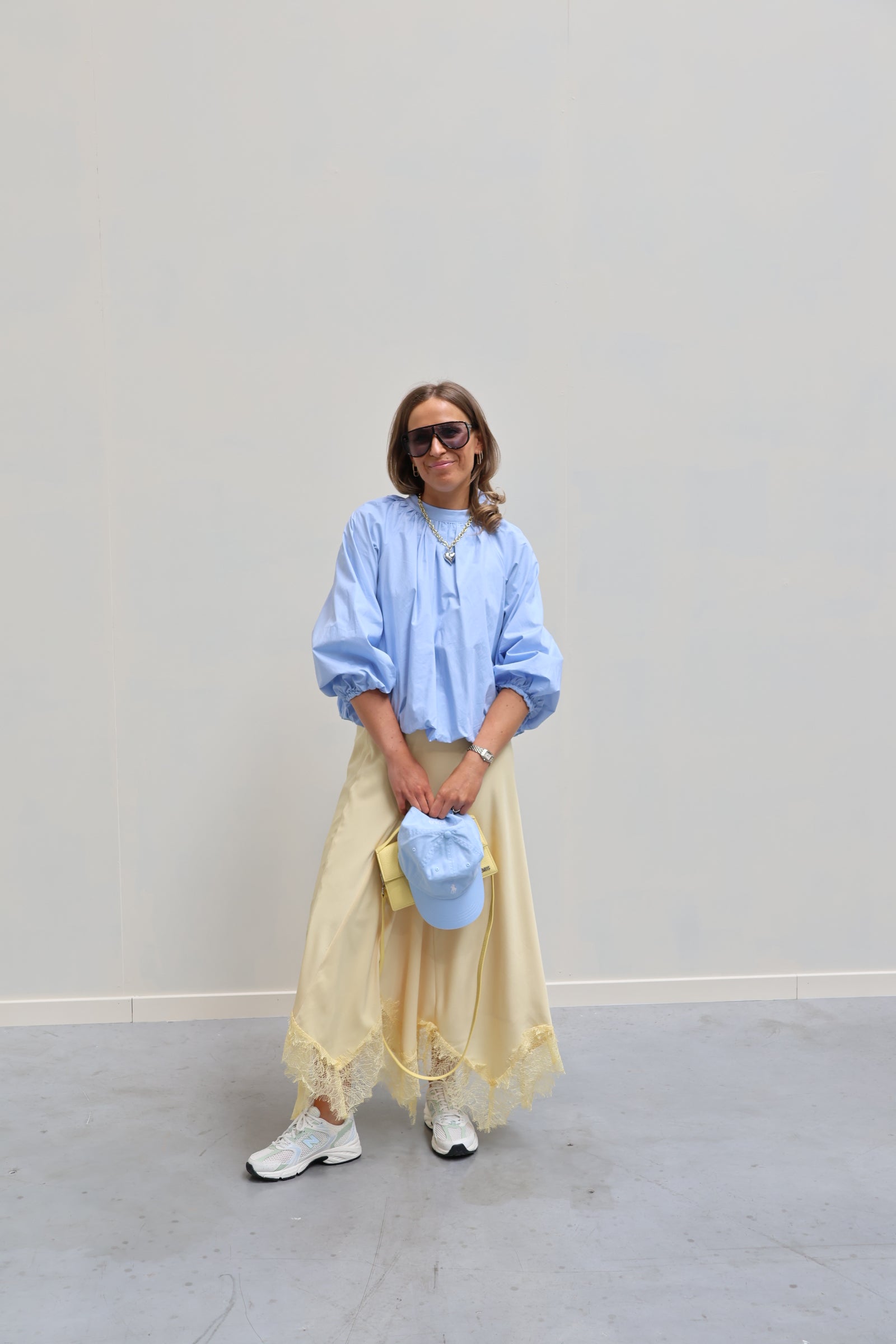 PRE-ORDER Rio open rug blouse blauw