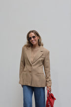 Iris blazer camel