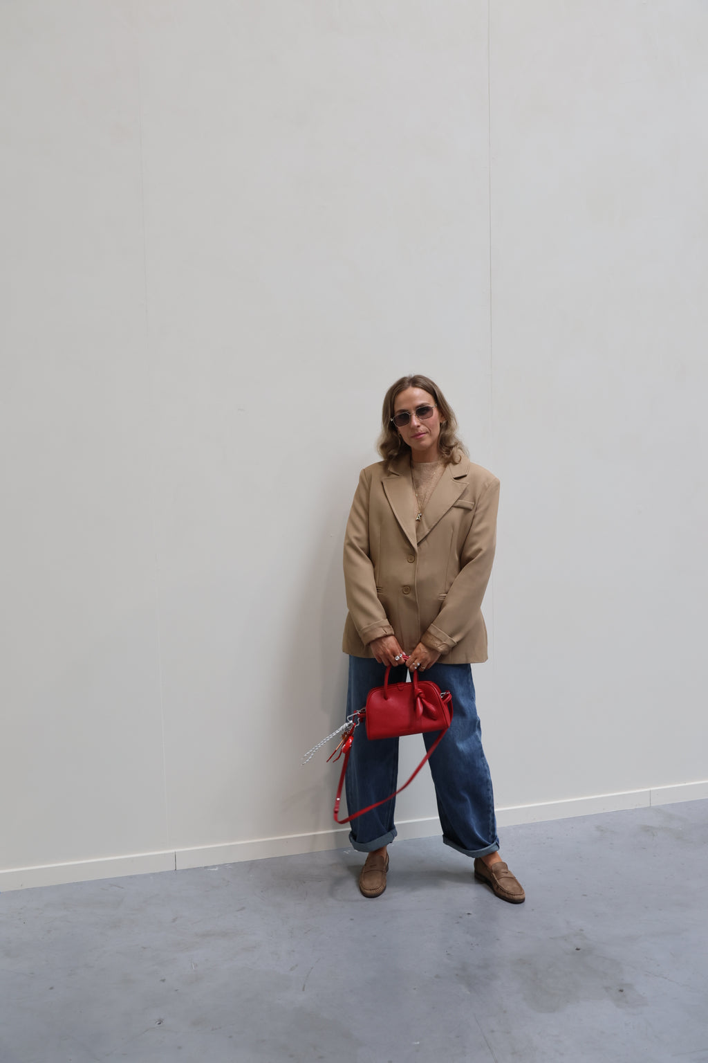 Iris blazer camel