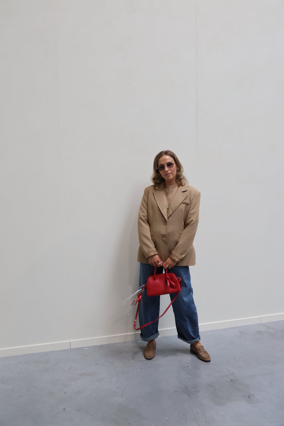 Iris blazer camel