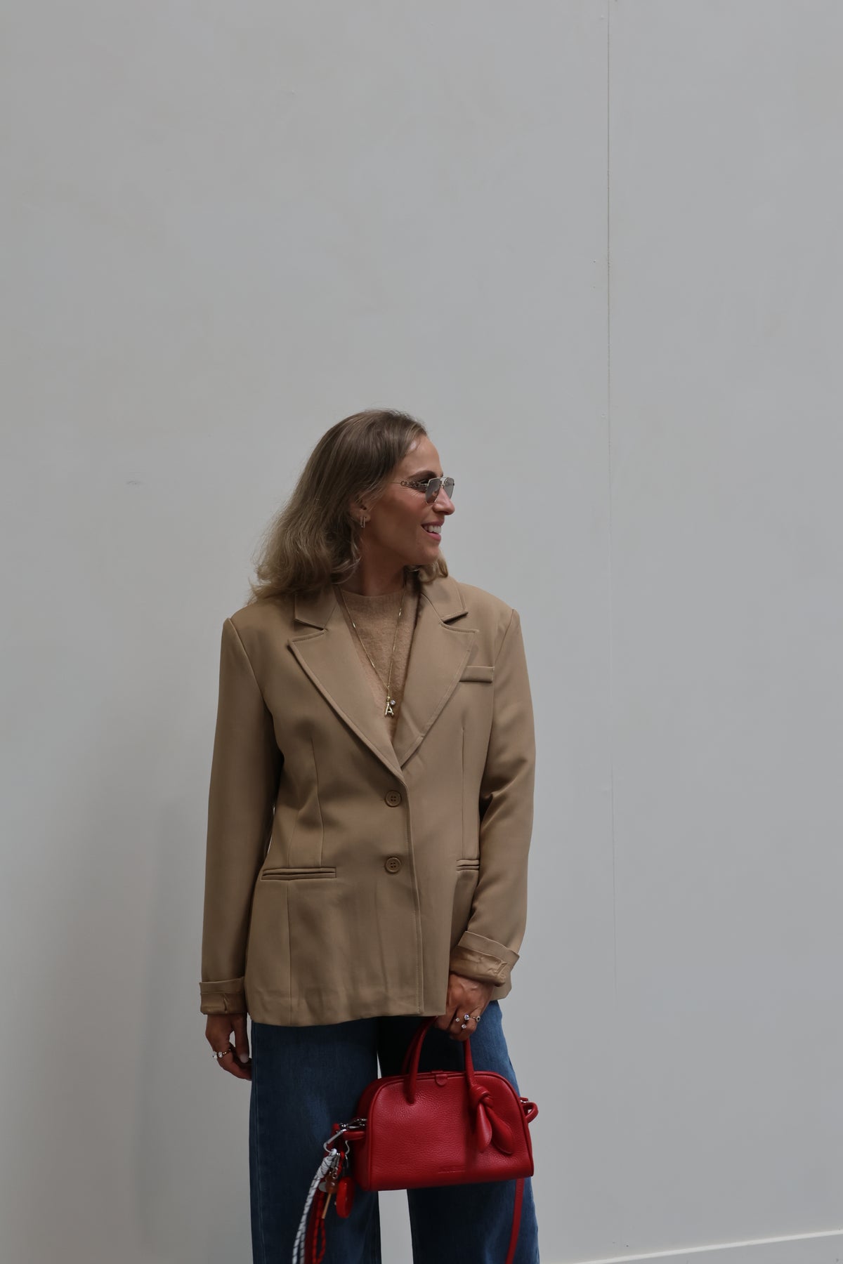 Iris blazer camel