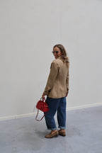Iris blazer camel