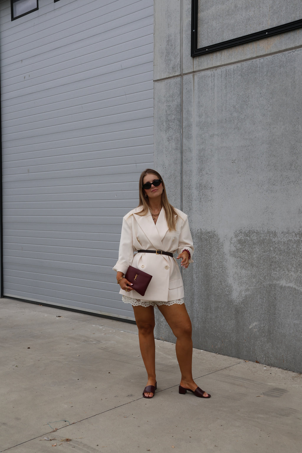 Mare oversized blazer ecru