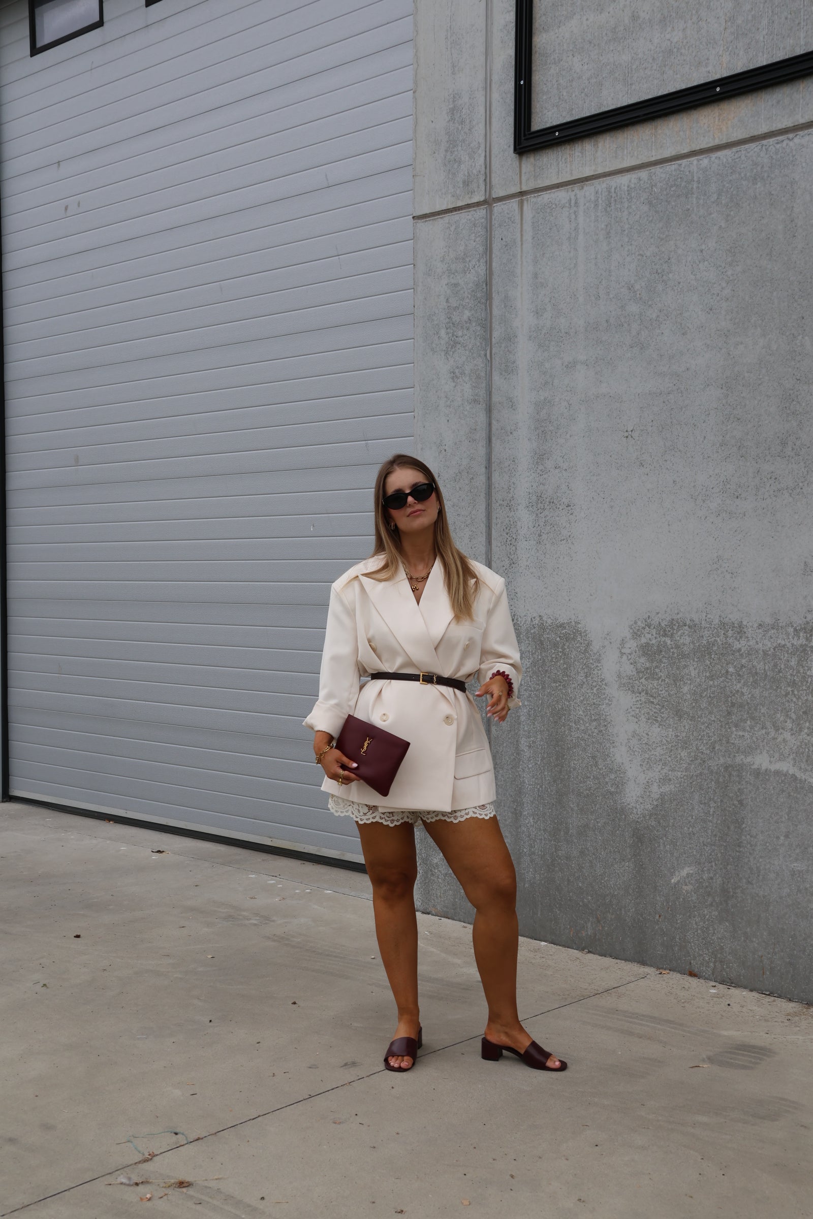 Mare oversized blazer ecru