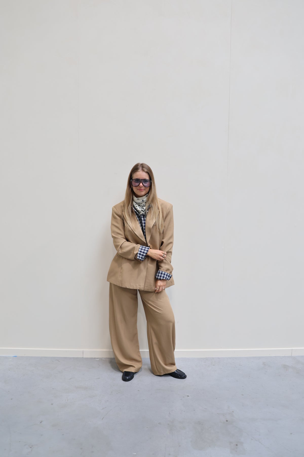 Iris blazer camel