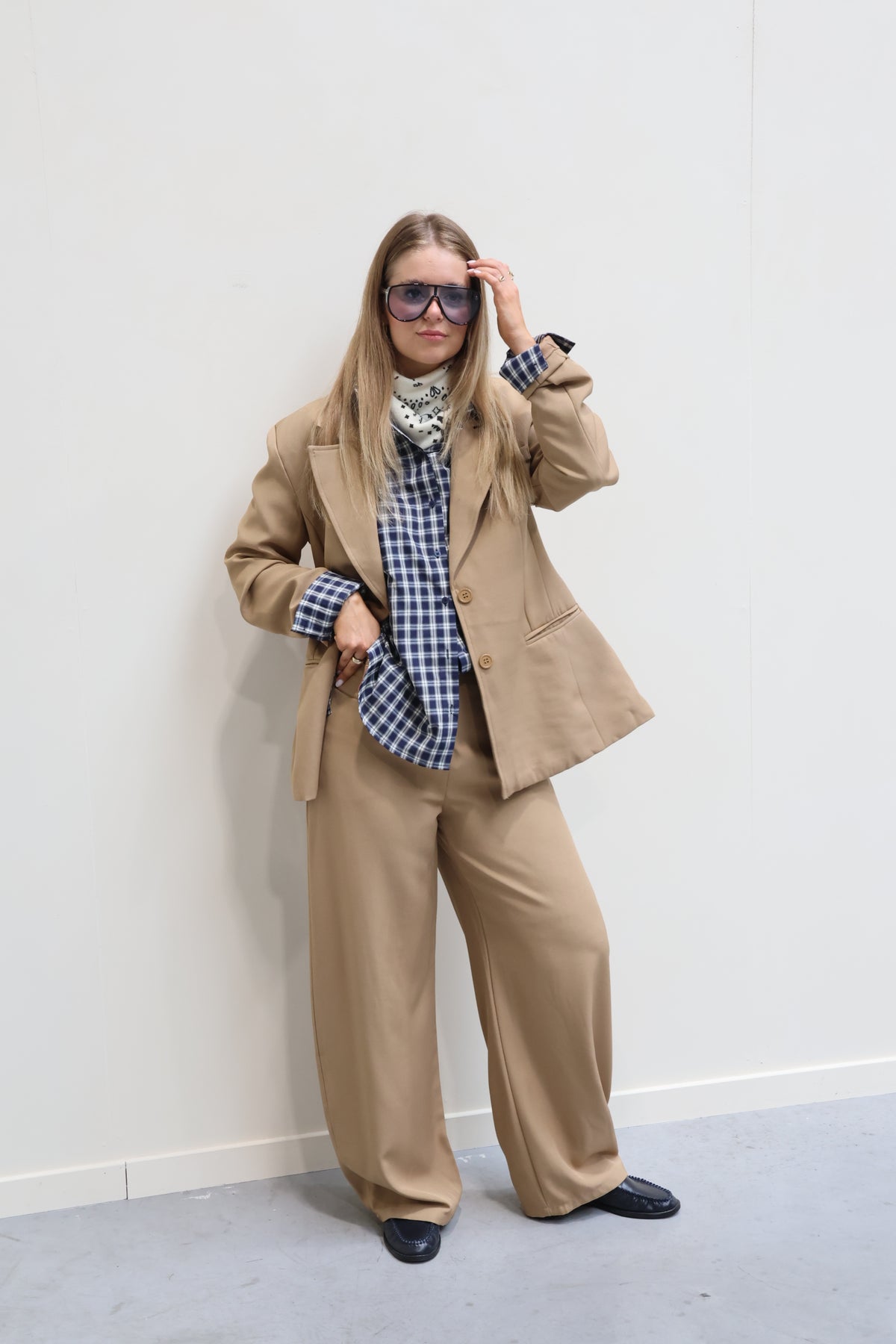 Iris pantalon camel