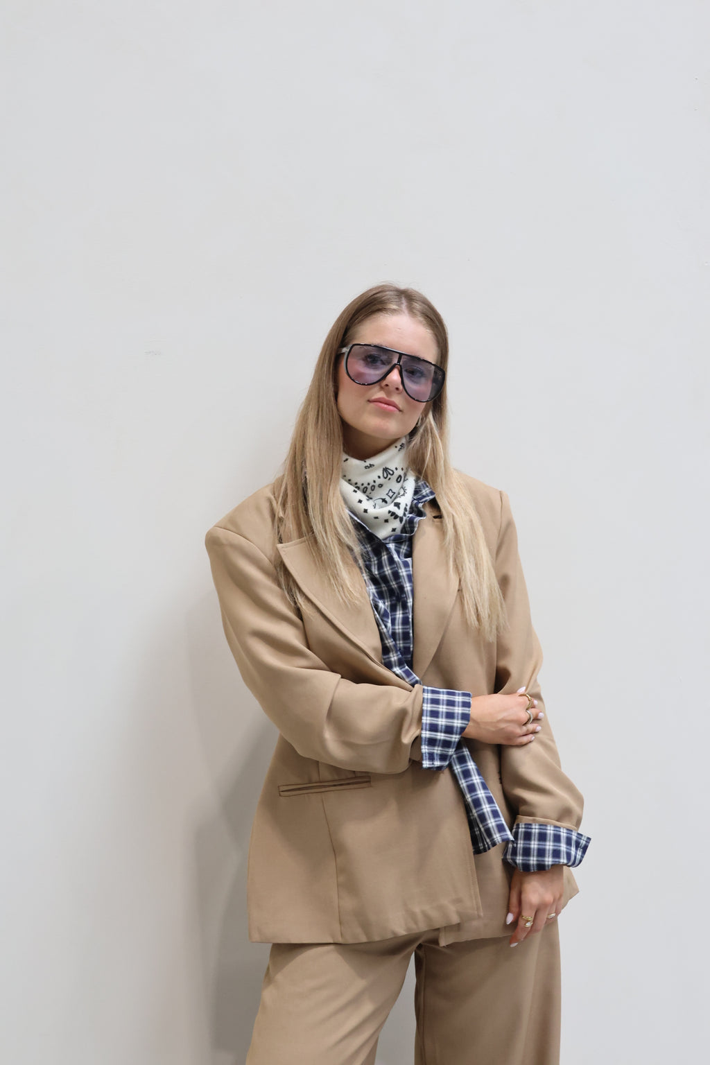 Iris blazer camel