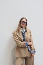 Iris blazer camel