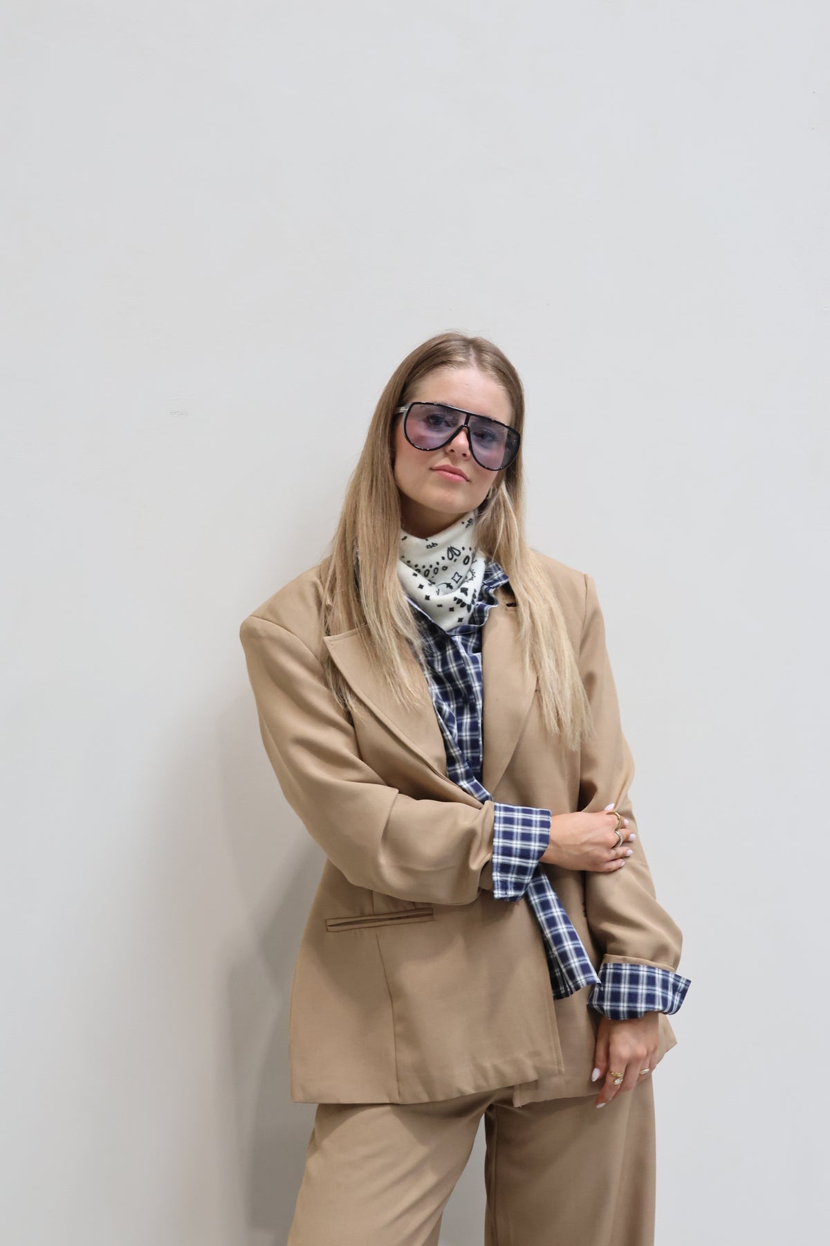 Iris blazer camel