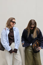 Annabel oversized longsleeve bruin