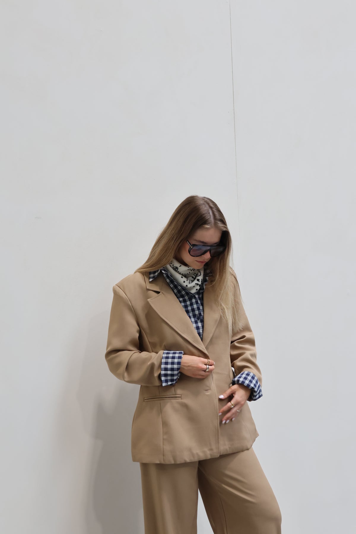 Iris blazer camel