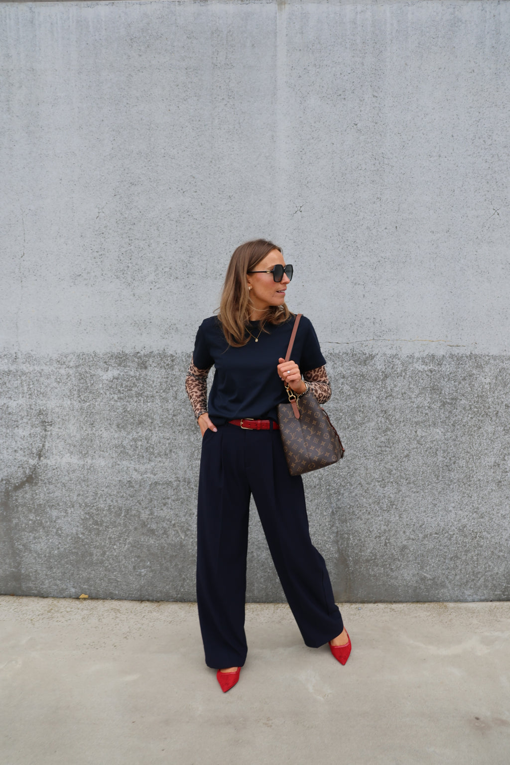 Flore trousers navy