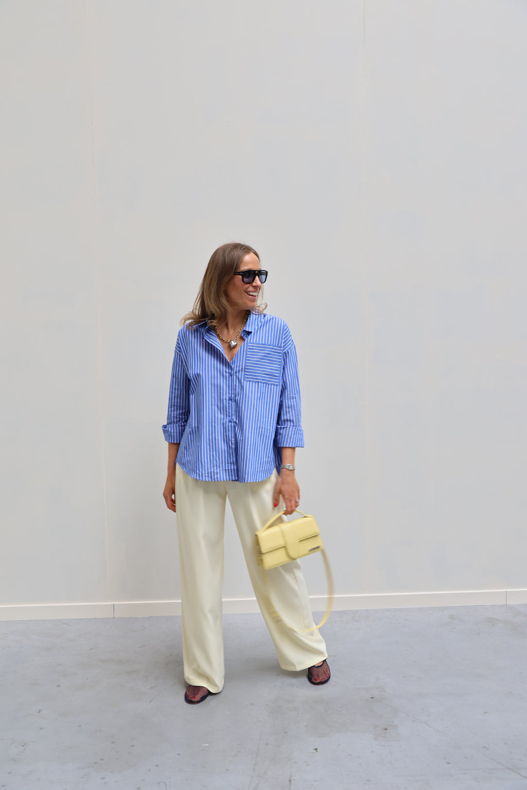 Ibe pantalon geel