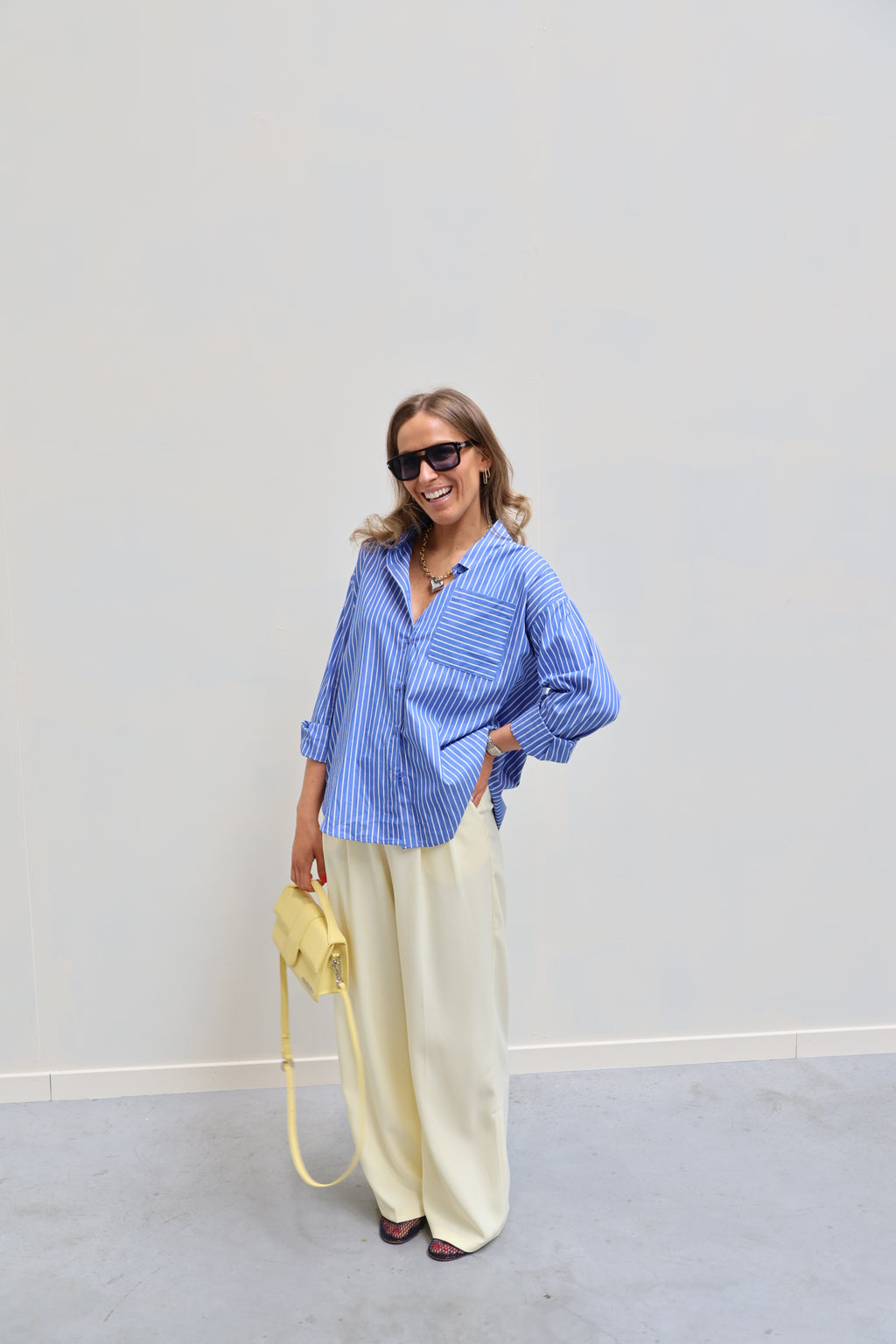 Ibe pantalon geel
