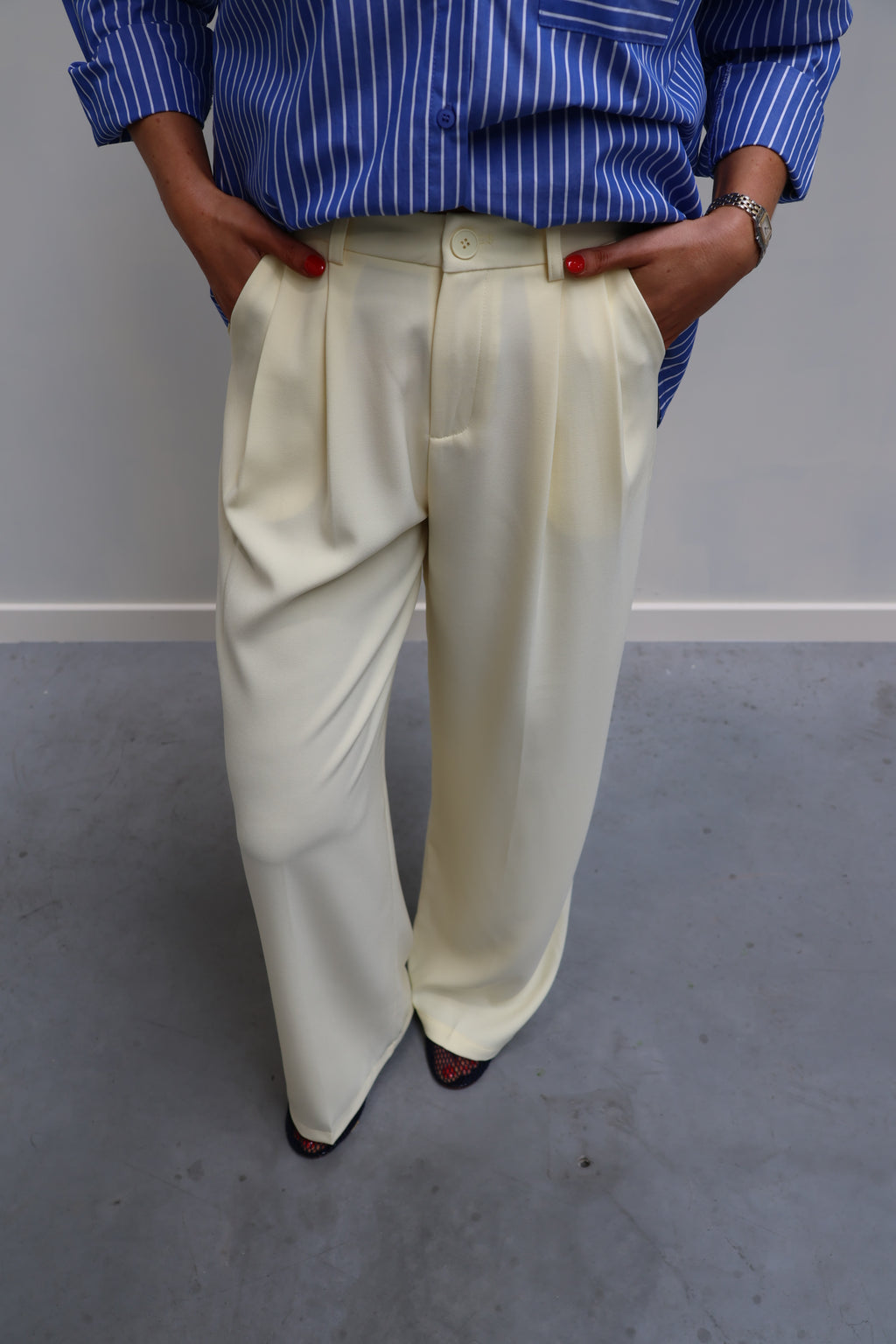 Ibe pantalon geel