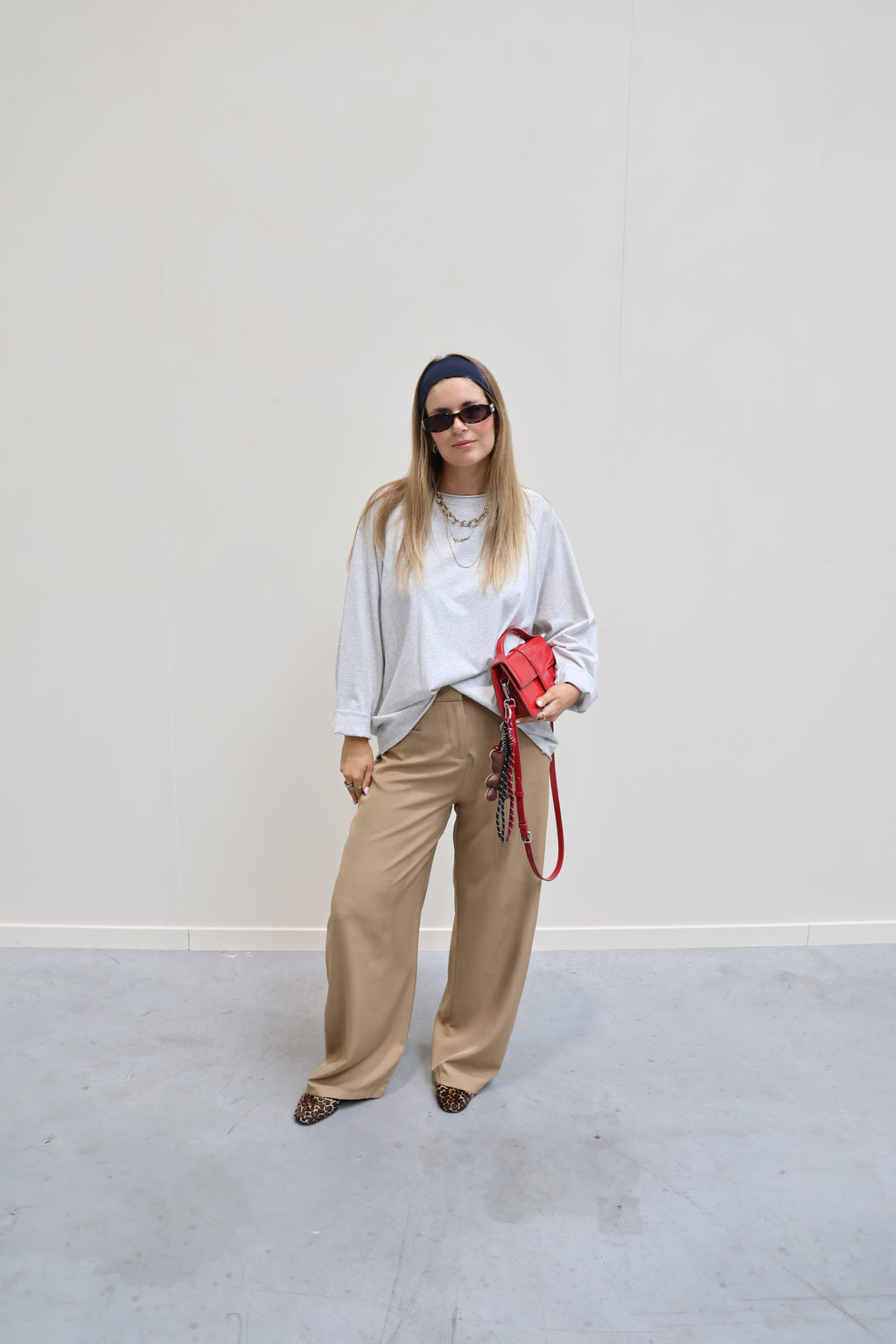 Gulia oversized longsleeve grijs