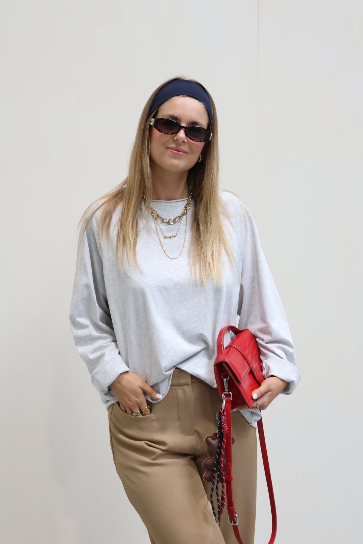 Gulia oversized longsleeve grijs