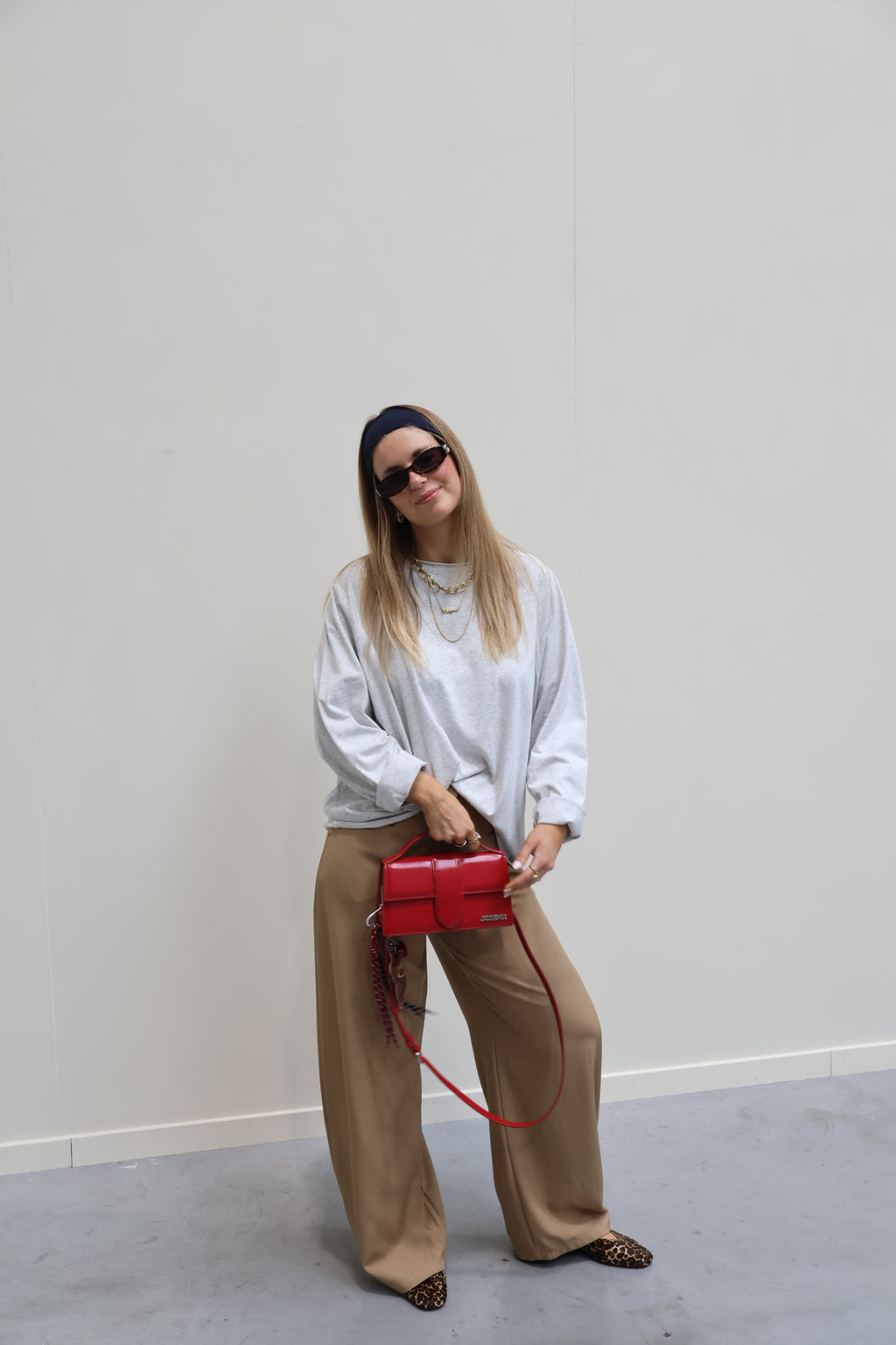 Gulia oversized longsleeve grijs