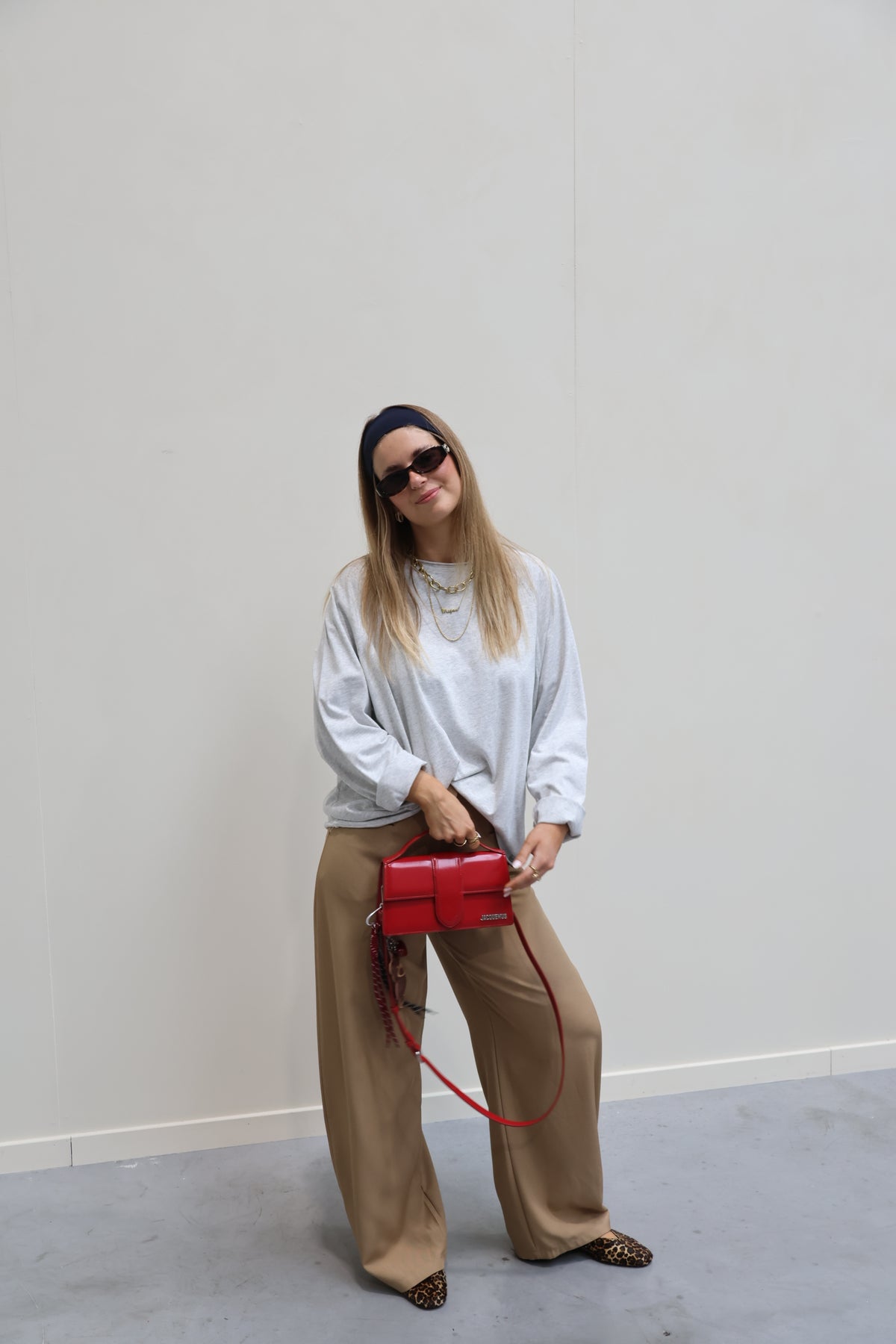 Gulia oversized longsleeve grijs