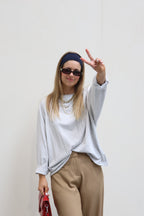 Gulia oversized longsleeve grijs