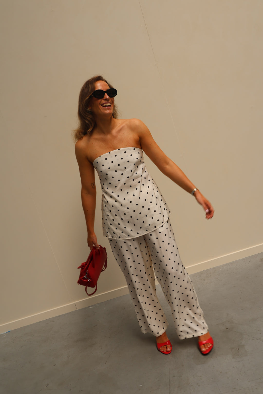 Oda polkadot broek